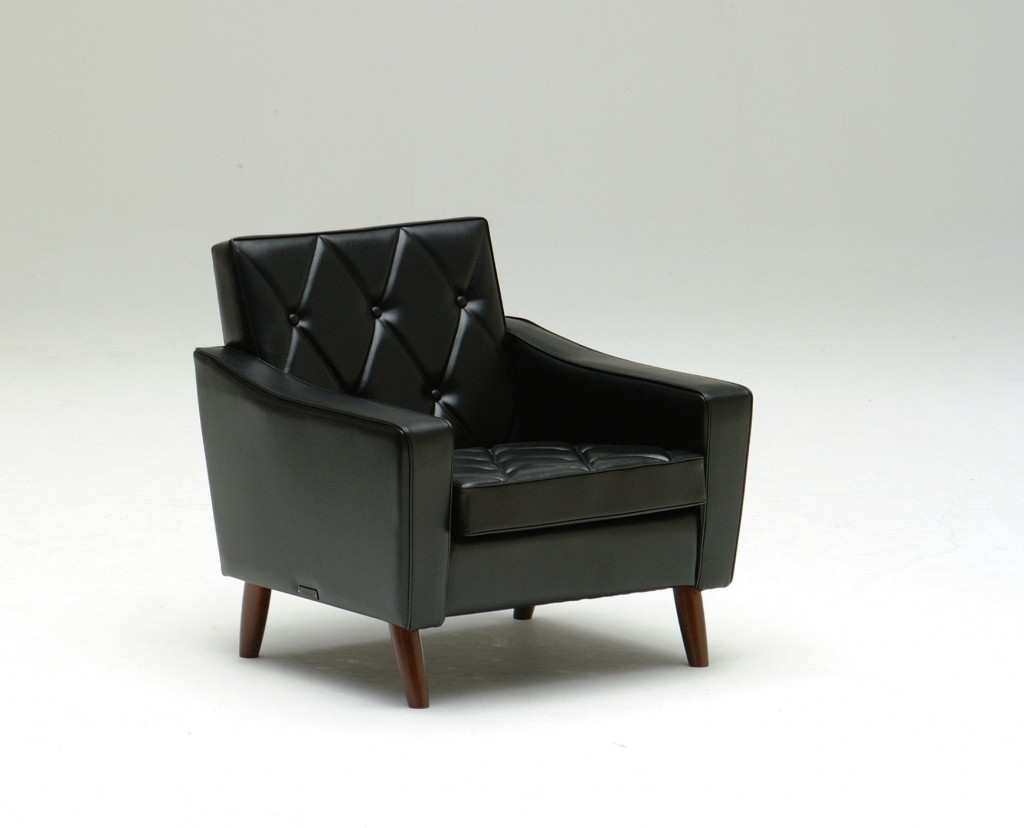 U36210BD　Lobby chair_one seater_standard black